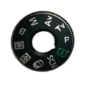 Top Cover Function Dial Model Plate Interface Sticker Button For