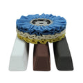 6 Piece Chrome Buffing Kit: 8" Airway Buffing Wheels & Xl Polishing