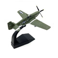 1:72 Military Ww2 P-51b Mustang Fighter Alloy Aircraft Model Plane