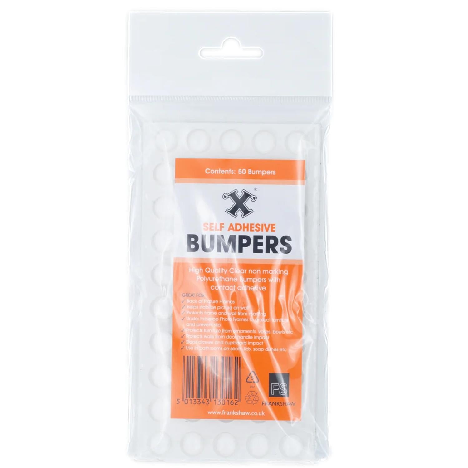 X-Hooks Self Adhesive Bumpers (50 Pack)