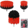 Dekton 3pc Drill Attachment Cleaning Brush Set by Dekton