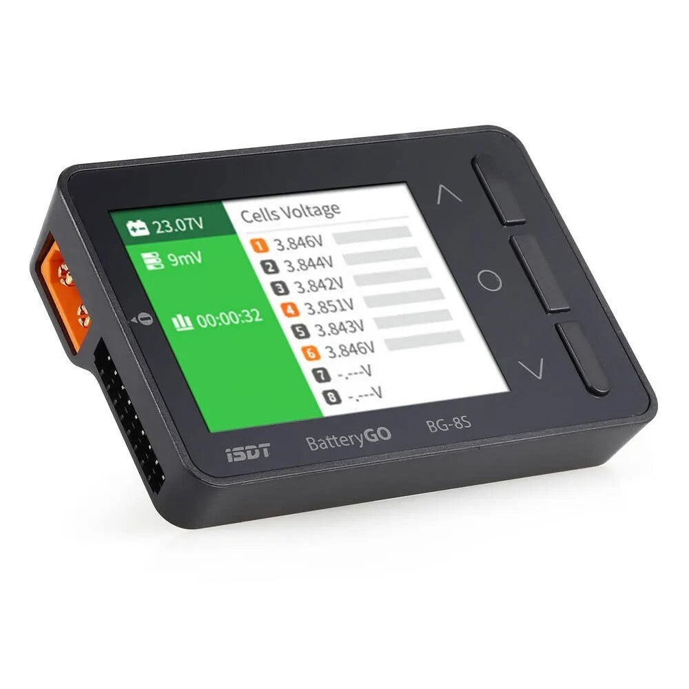 ISDT BG-8S Smart Battery Checker Balancer Signal Tester QC 3.0 Charger