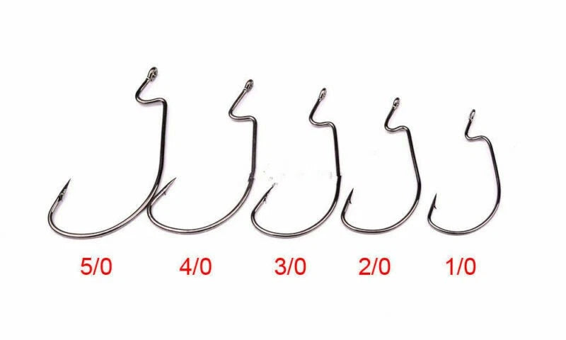 100 Fishing Hooks Wholesale Carbon Steel Heavy Duty Ultra Sharp