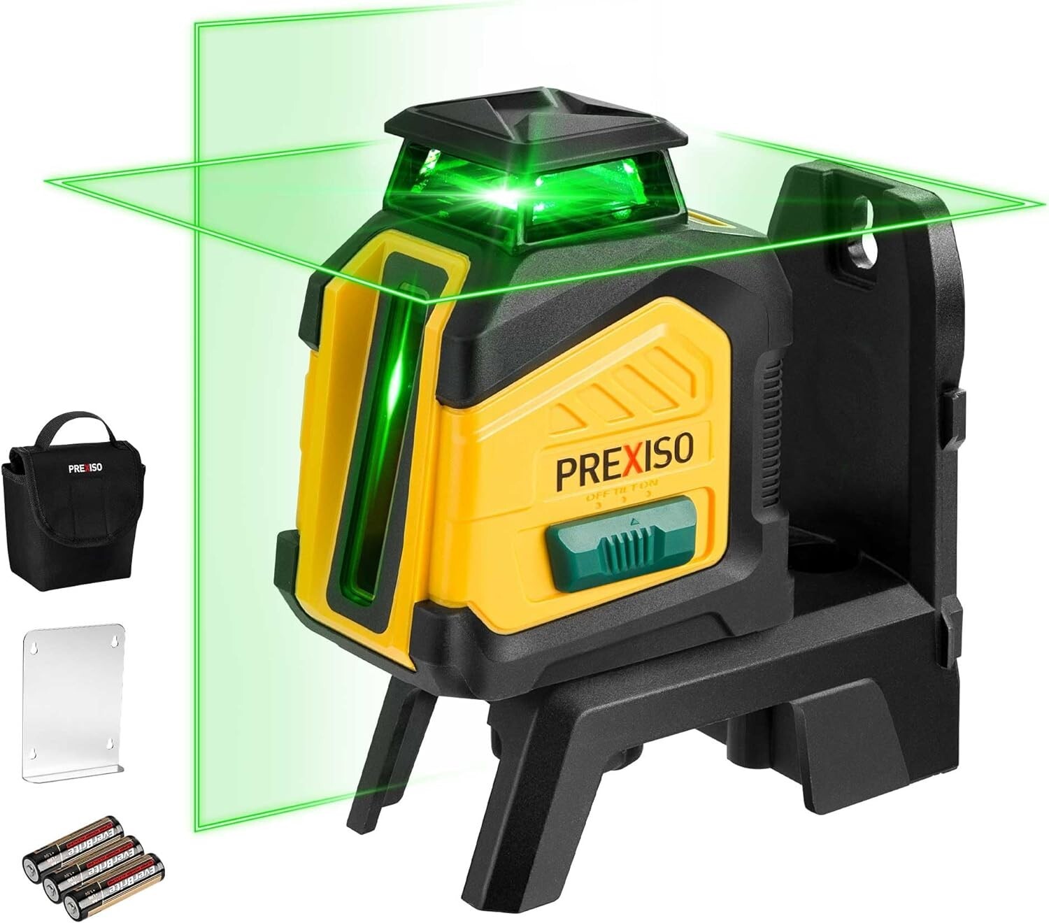 PREXISO 360° Self-Leveling Laser Level 100Ft by PREXISO