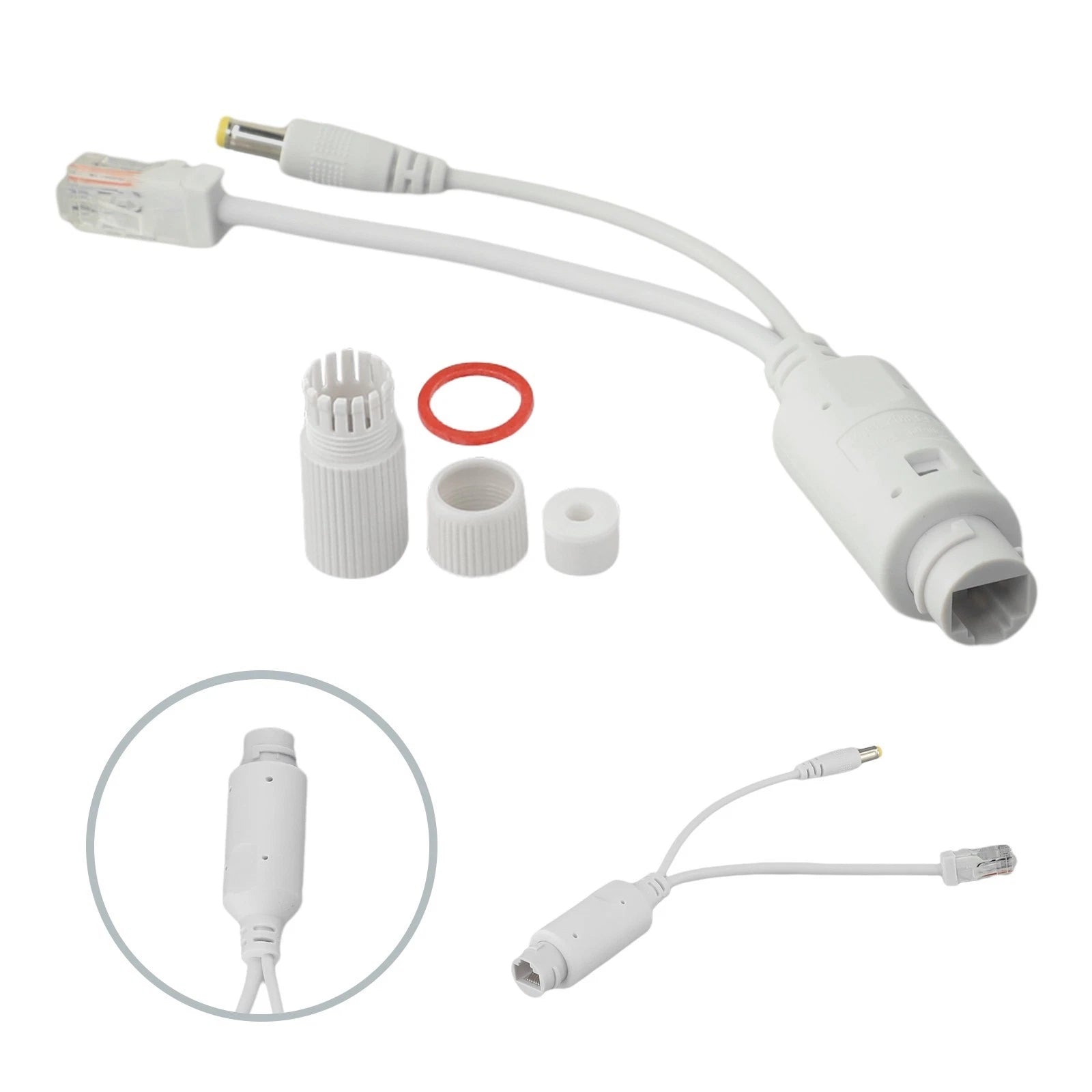 For Poe Splitter Waterproof Adapter 48V To 12V Power For Outdoor Use