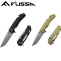Flissa Folding Pocket Knife Tactical Knife Tanto | Built Supply Co