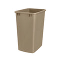 Rok Hardware Plastic Trash And Recycling Bin,36 Quart Capacity,
