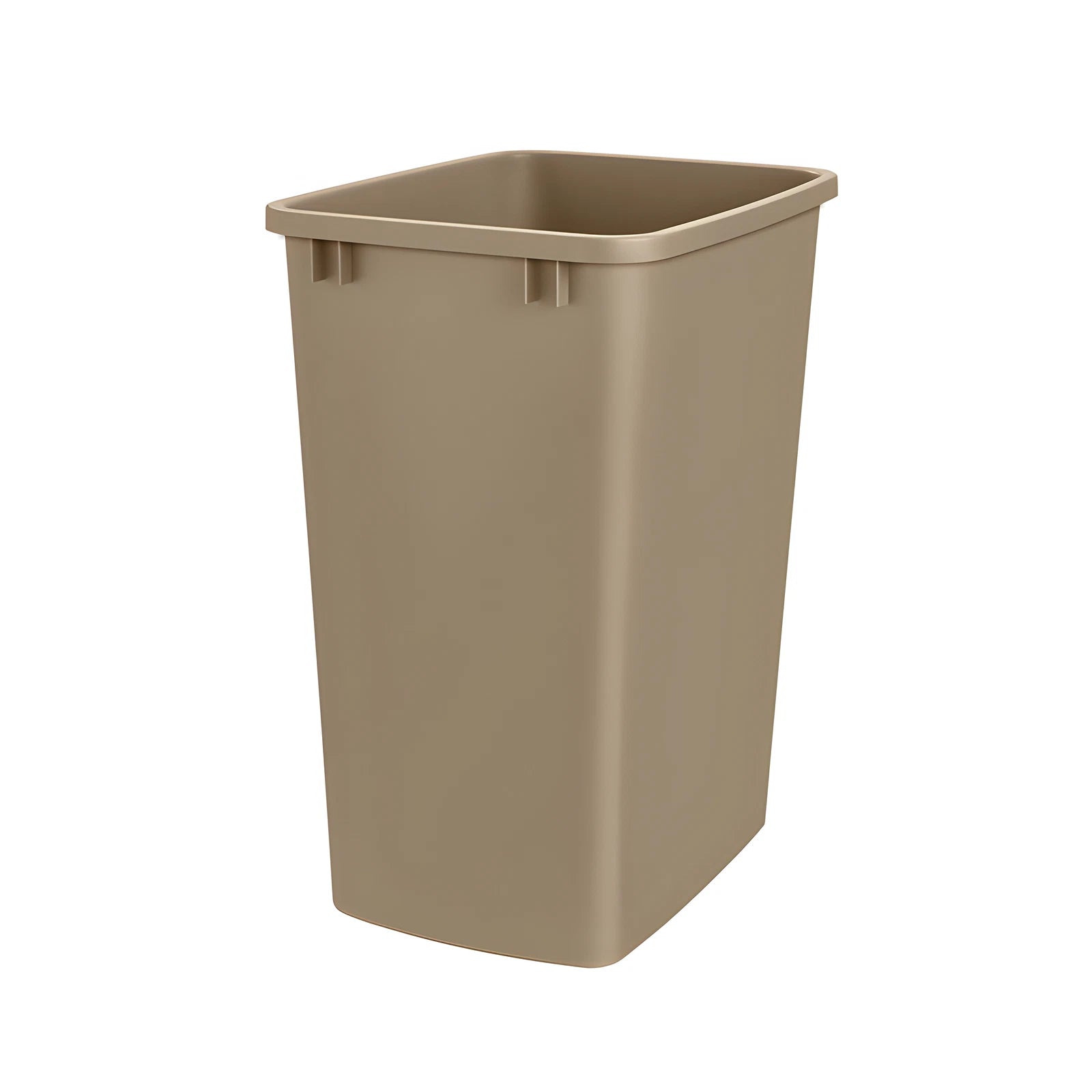 Rok Hardware Plastic Trash And Recycling Bin,36 Quart Capacity,