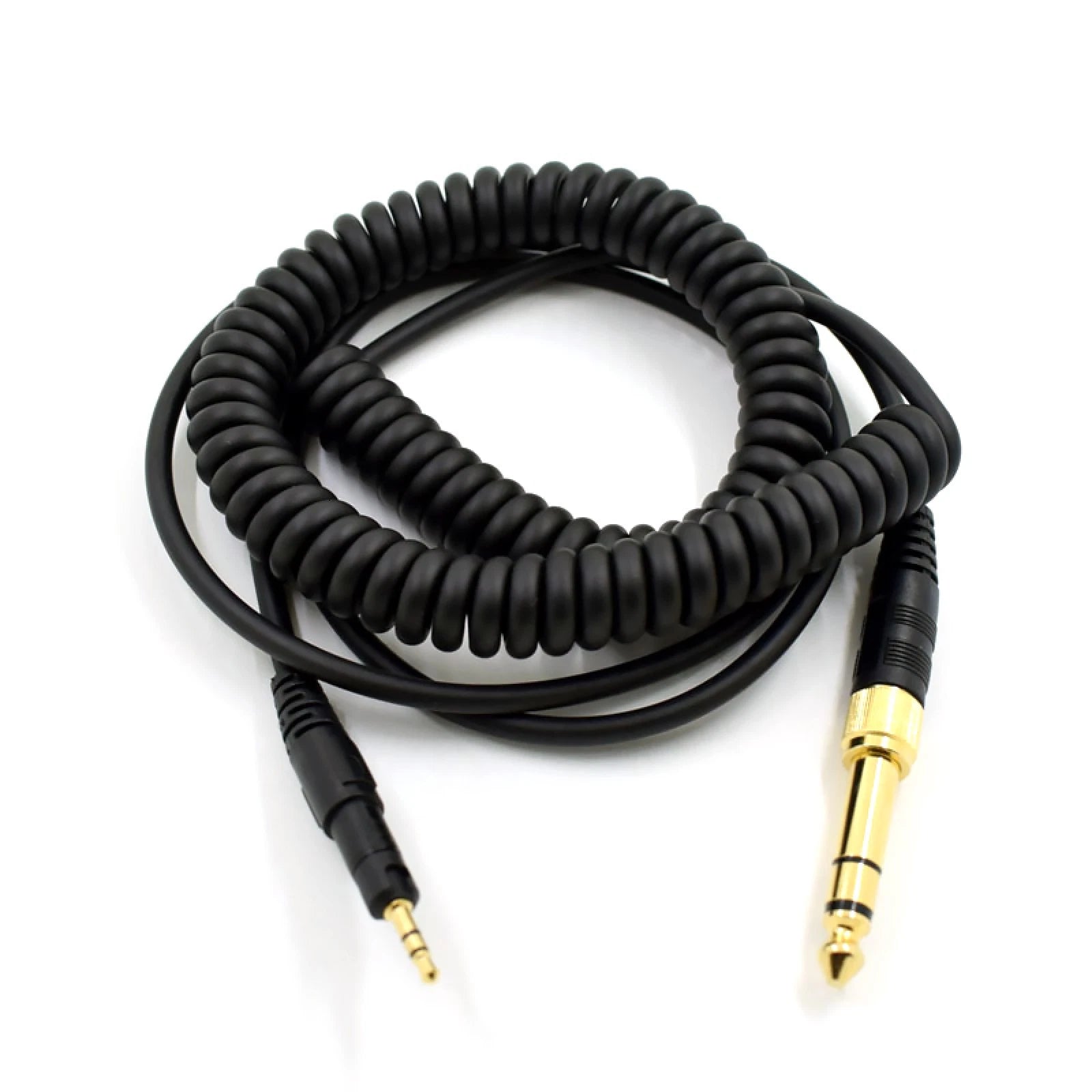 Audio Spring Coiled Cable For Ath-m40x & Ath-m50x Head-mounted