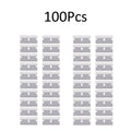 100pc 40x20mm SK2 Steel Ceramic Glass Paint Glue Car Tinting Razor Scraper Blade