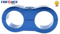 An -10 (an10 an 10) 16MM Blue Billet Ptfe Hose Separator Billet