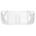 Crystal Clear Console Protective Back Case Cover Shell With Stand For