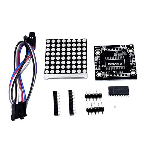 Max7219 8x8 Red Dot Matrix Display Module Kit for Arduino Raspberry Pi