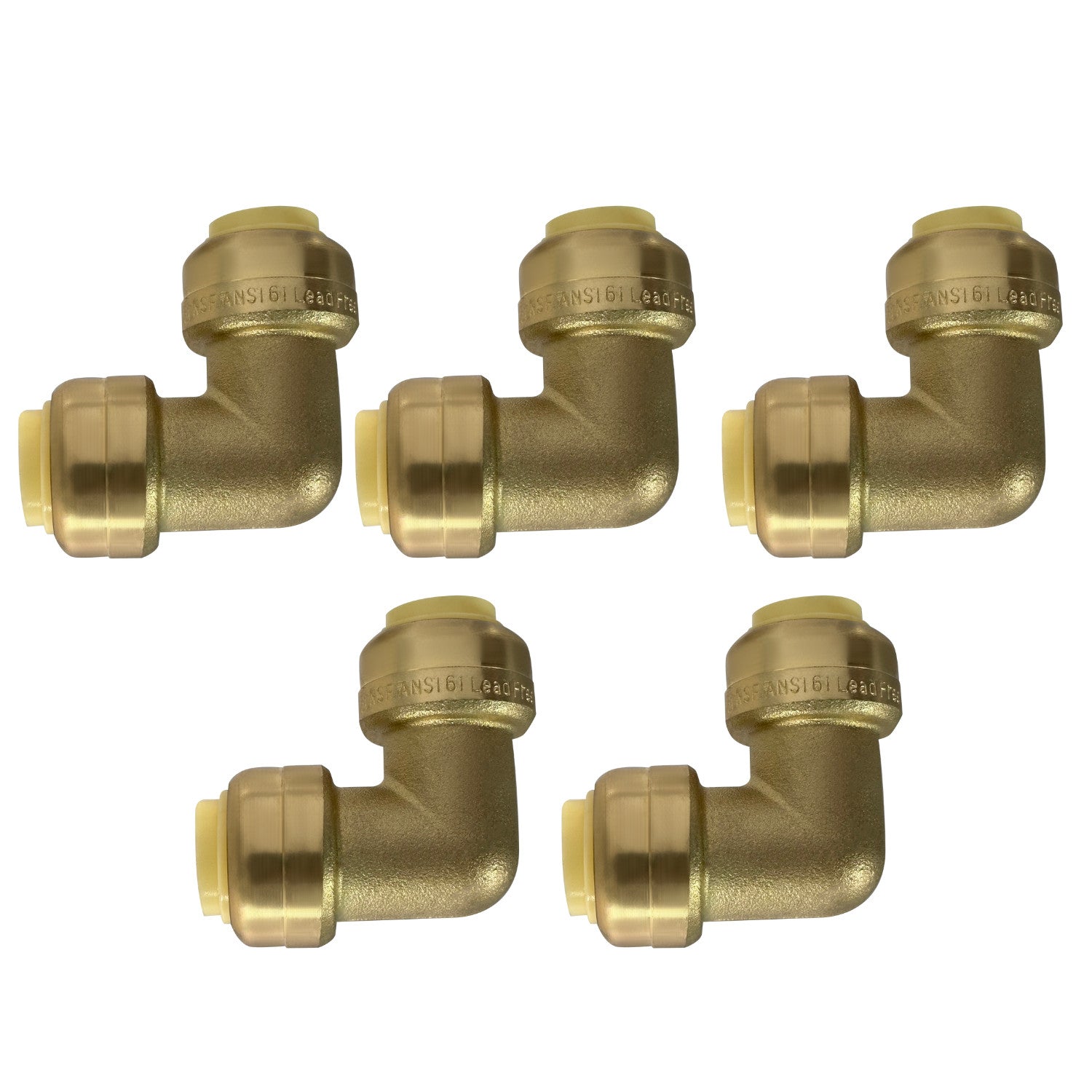 XFITTING 3/8" Push Fit Elbow - 5 Pack