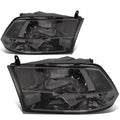 Fit 2009-2018 Dodge Ram Pickup Smoked Housing Clear | Built Supply Co
