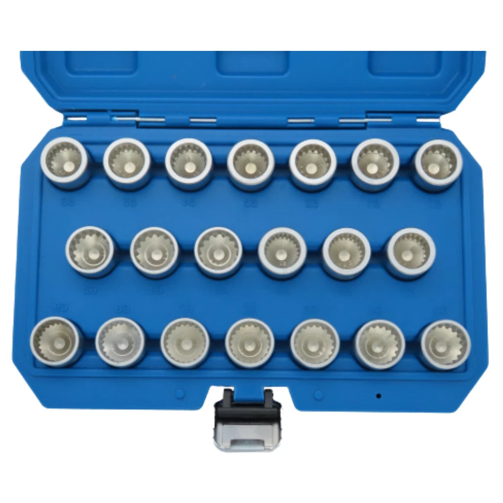 Locking Wheelnut Key Socket Set Porsche Type