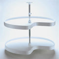 28" Kitchen Cabinet Pie Cut Kidney Shape Lazy Daisy 2 Shelf Corner