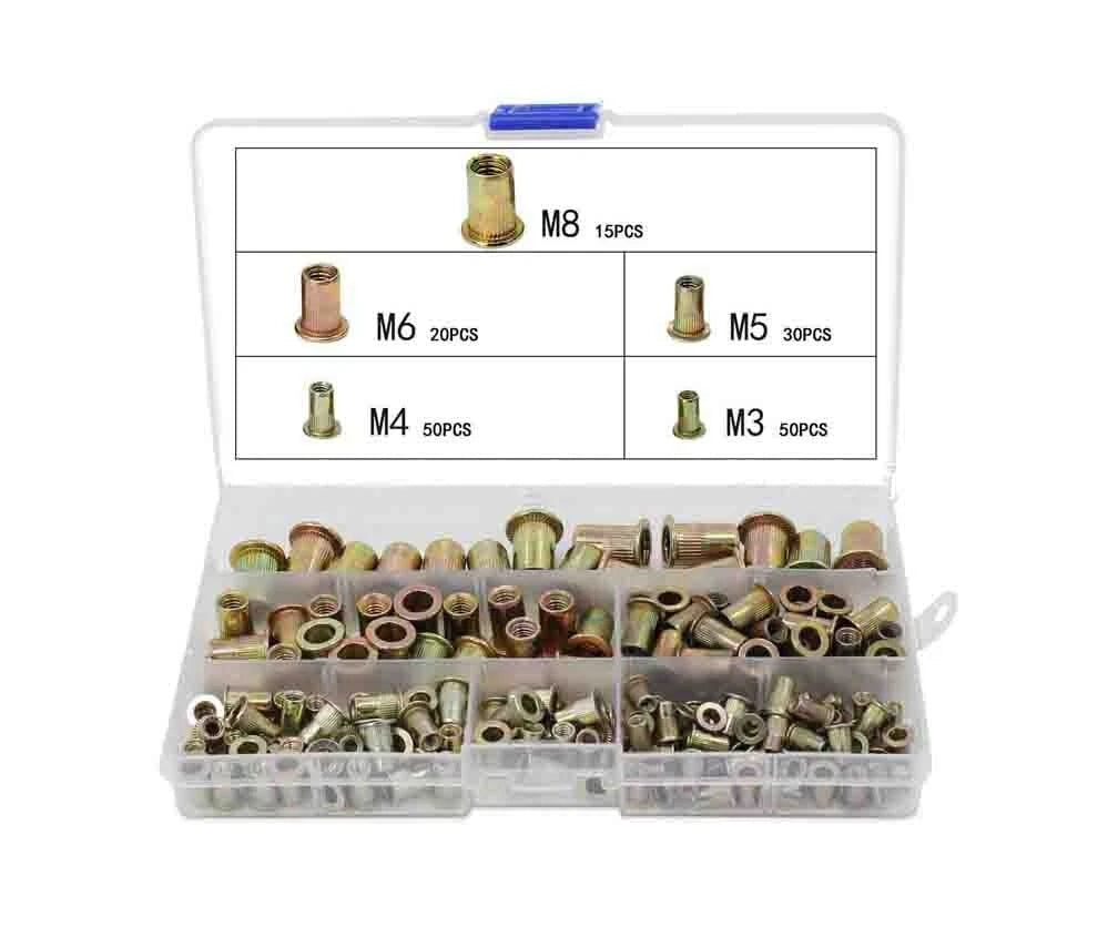 M3 M4 M5 M6 M8 Rivet Nut Flat Head Thread Rivet Nutsert Cap