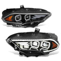 Fit 18-23 Mustang Black Amber Full Led 3d Light Bar | Built Supply Co