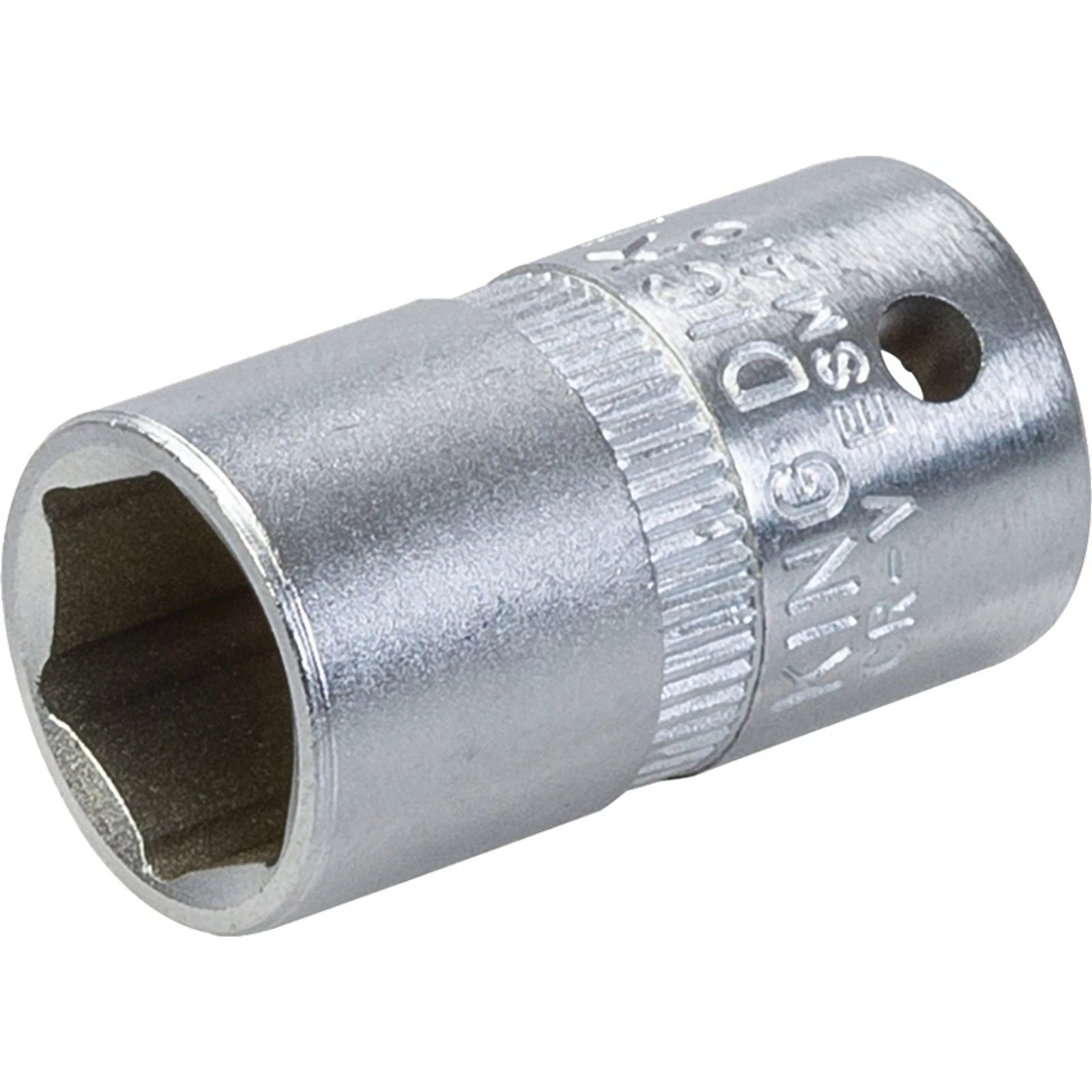 King Dick 10mm 6 Pt Single Metric Polished Standard 1/4" Drive Socket