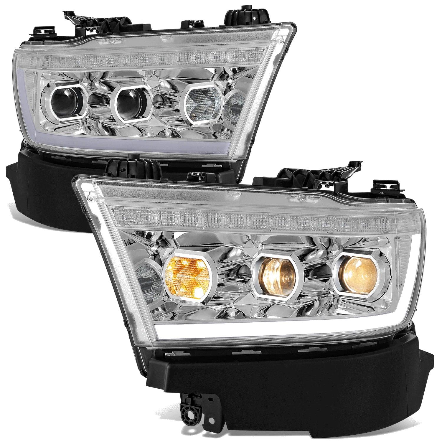 Fit 19-24 Ram 1500 Factory Style Chrome Housing | Built Supply Co