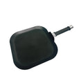11"x11" Non-stick Coating Square Griddle Pan Flat Grill With 6-3/4"