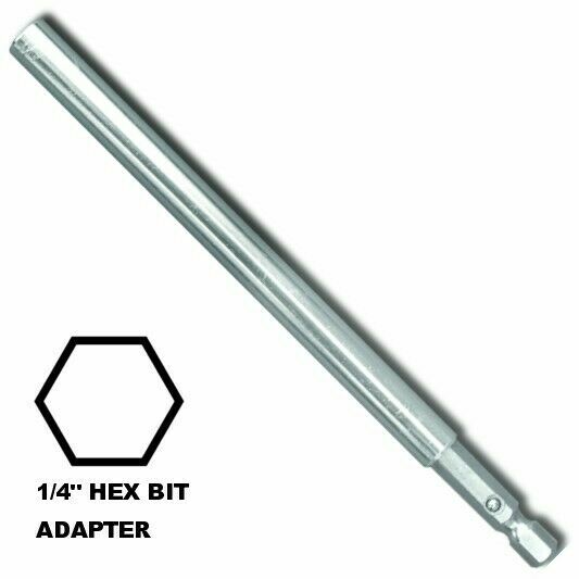 Megapro 6" Aluminum Hex Screwdriver Extension