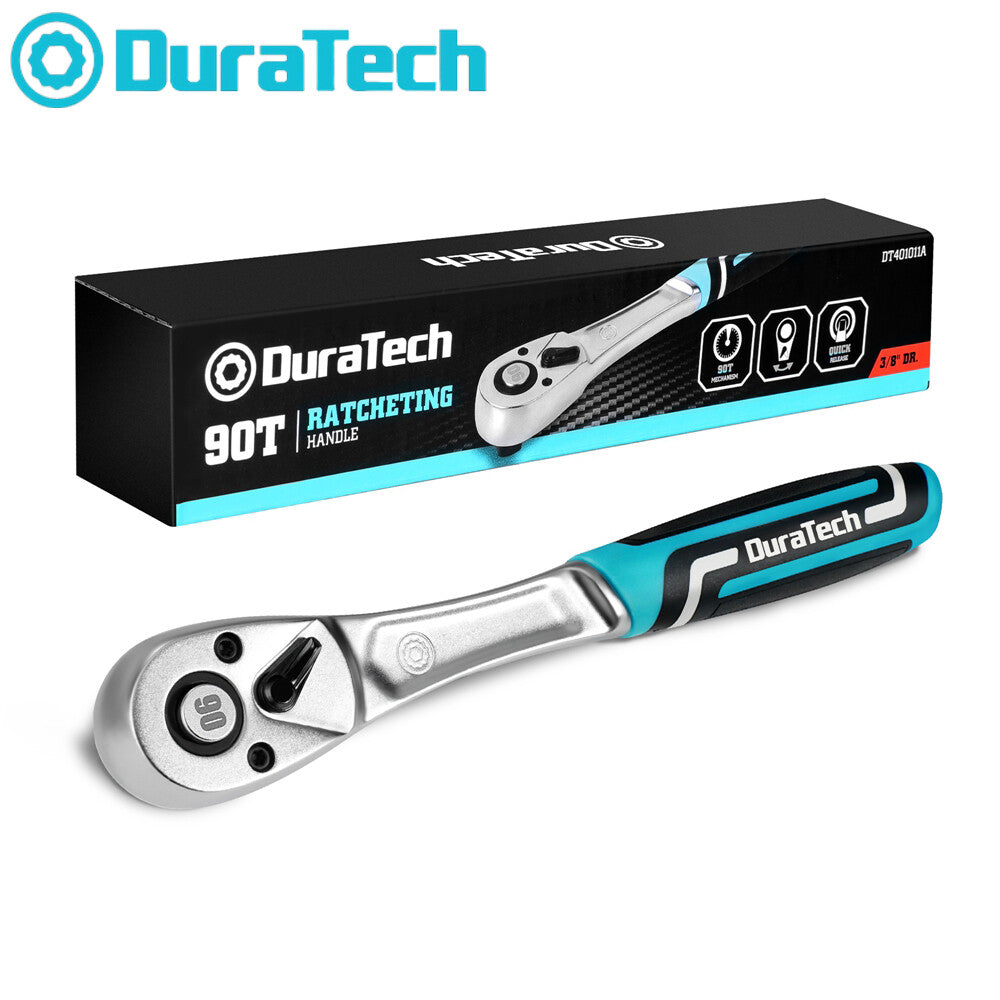 DURATECH 3/8" Drive Ratchet Quick-release 90-Tooth Ratchet Wrench