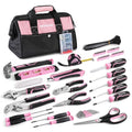 Hand Tool Set Pink Tool Set Plier Wrench Hammer Screwdriver W/13"
