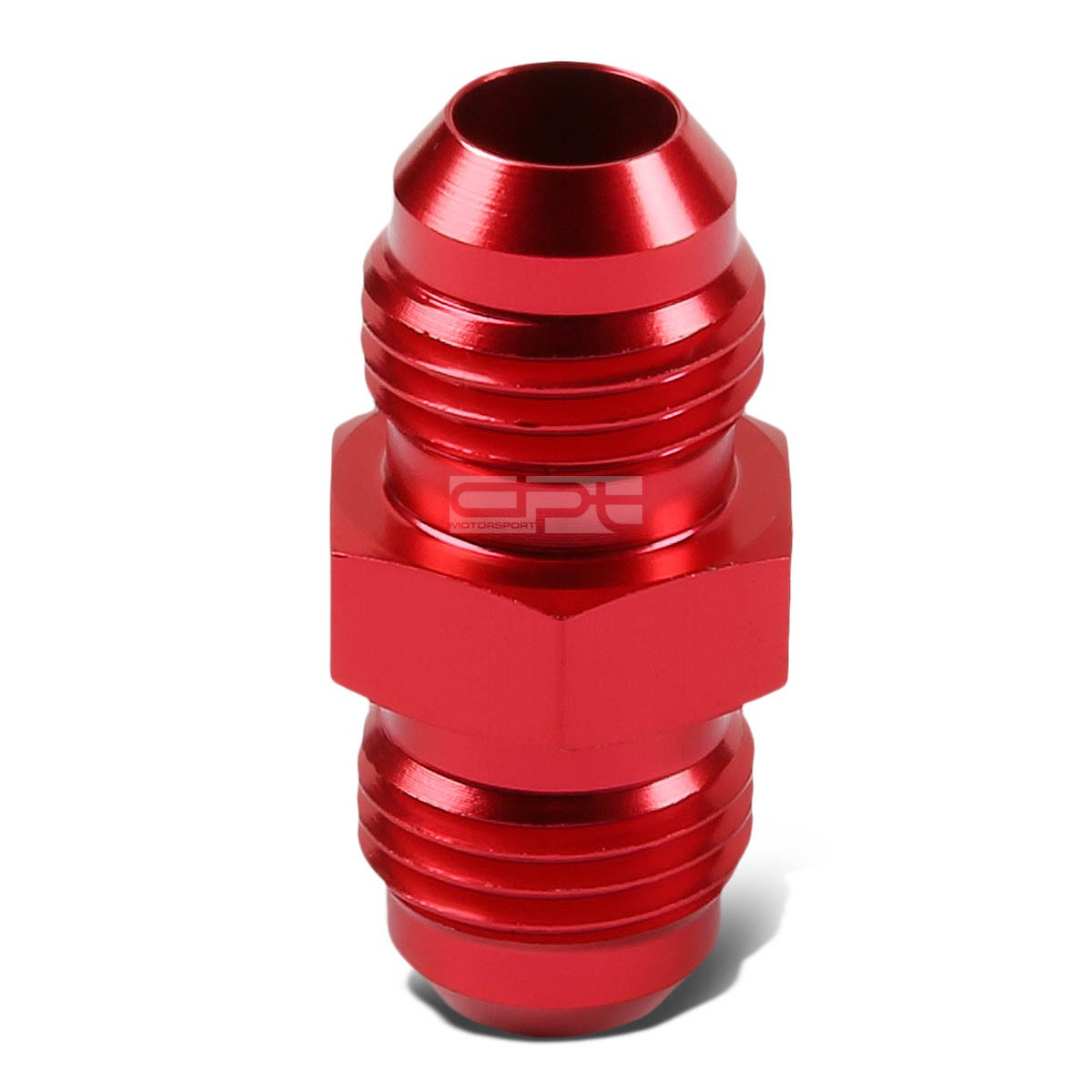 8an an-8 Male Straight Coupler Adapter Flare Red Gas/oil/h20 Anodized