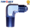 AN -4 (AN4 AN 04 4AN) to 1/4" NPT 90 Degree Adapter