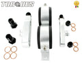 Twin Fuel Pump Billet Aluminium Assembly Kit Without Pumps Fits Bosch