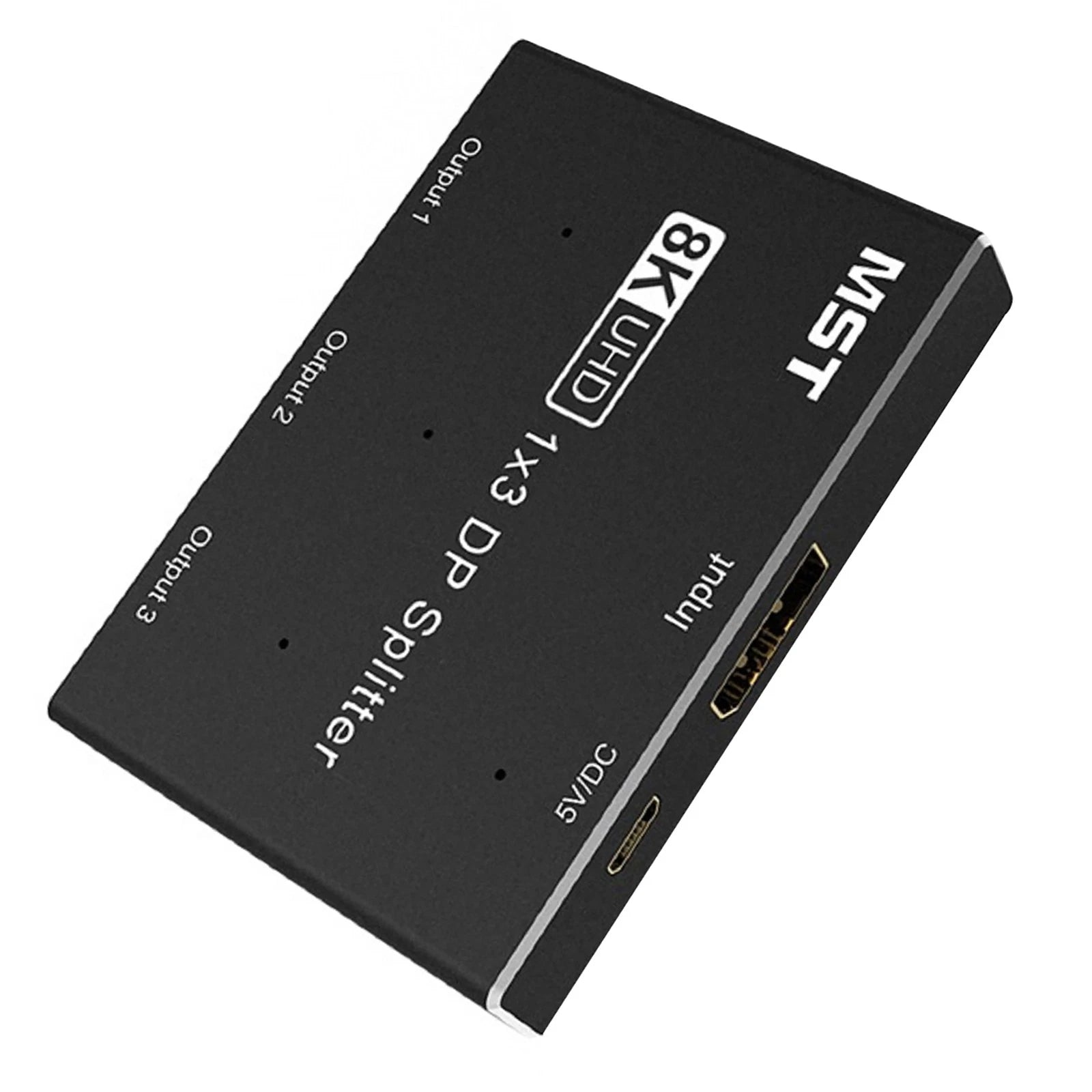 8k 1x3 Dp Splitter 8k60hz Mst Sst Hub Multi Monitor Splitter With
