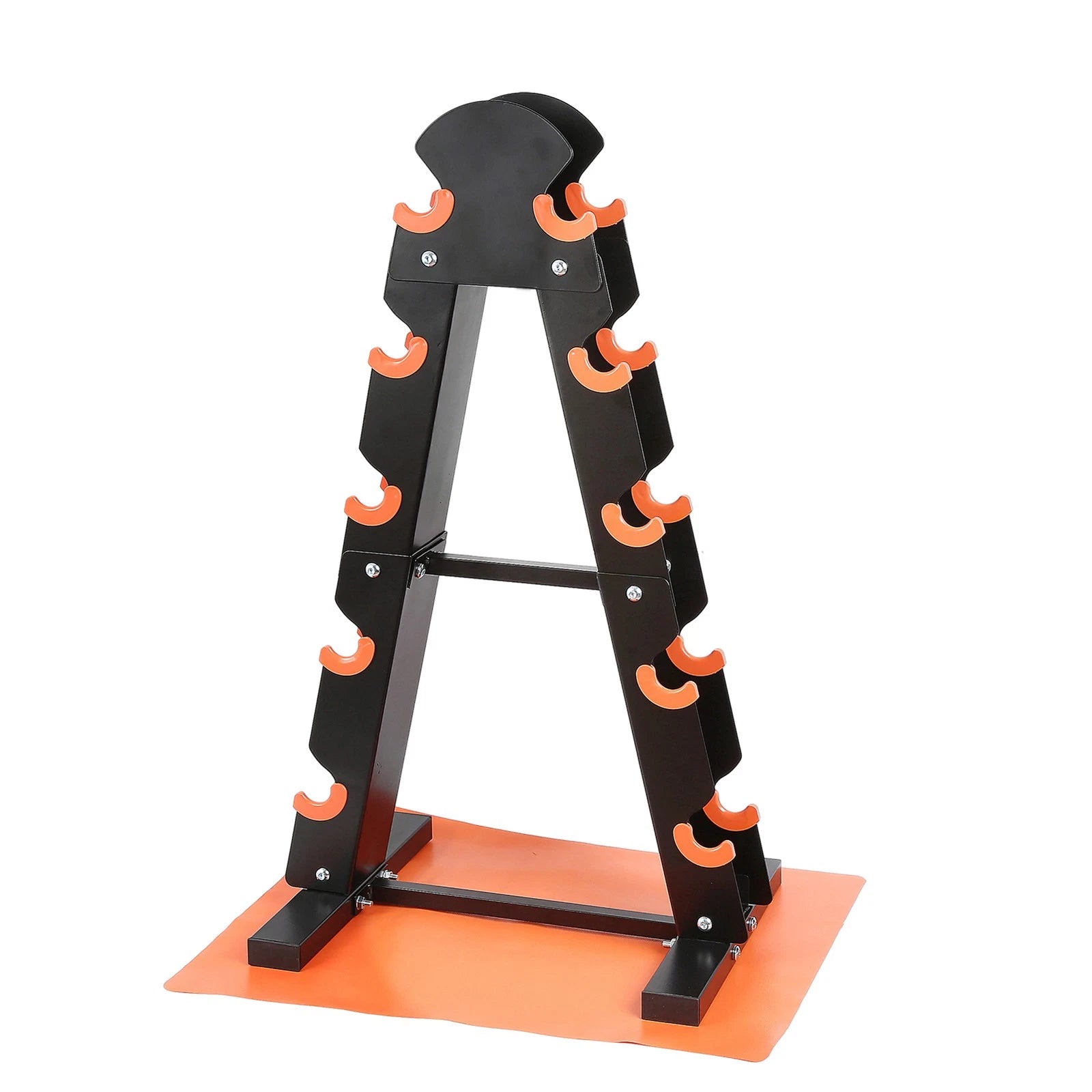 5 Tier Steel Dumbbell Weight Rack Stand Only For Dumbbel Home Gym