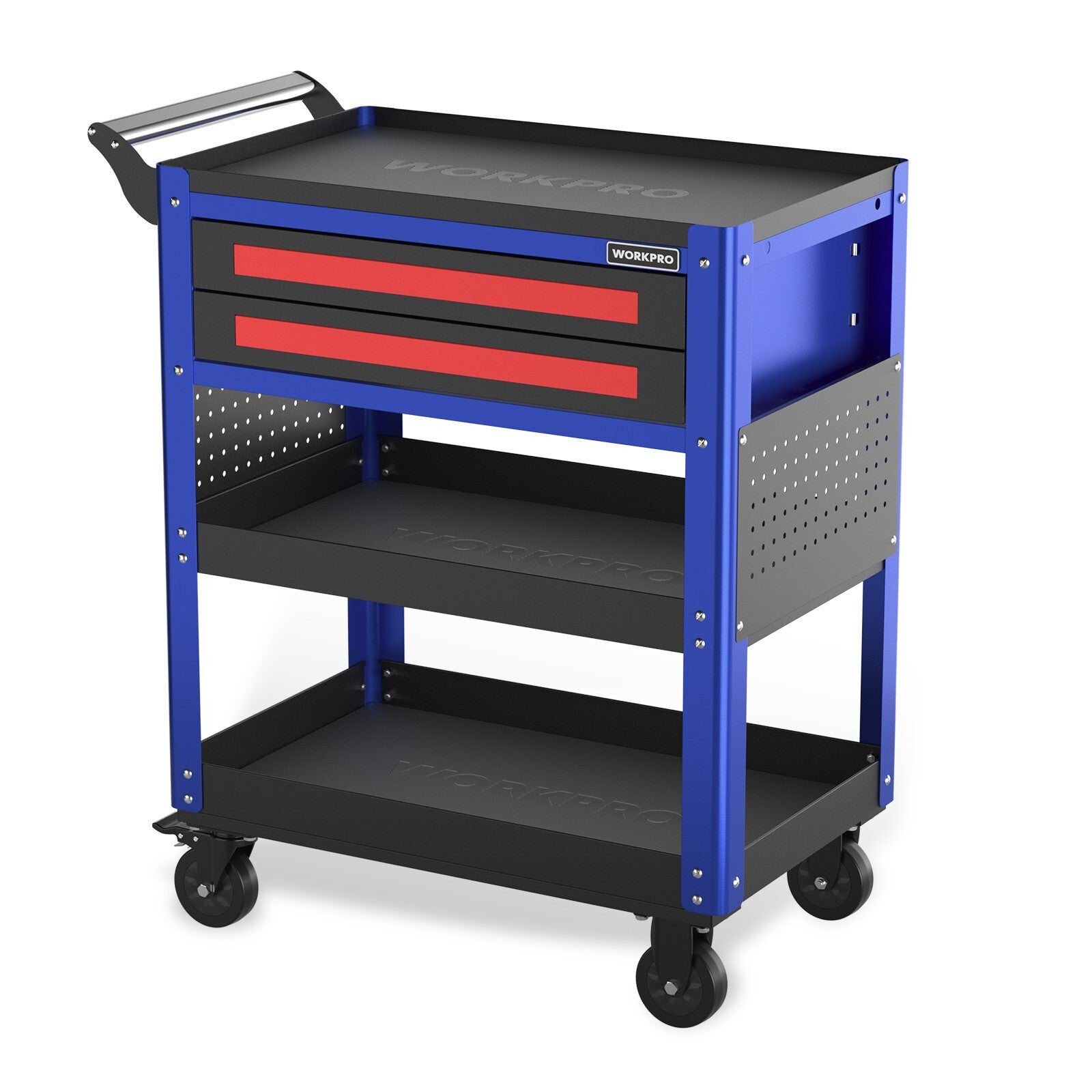 WORKPRO Premium 28" 2-Drawer Rolling Tool Cart by WORKPRO