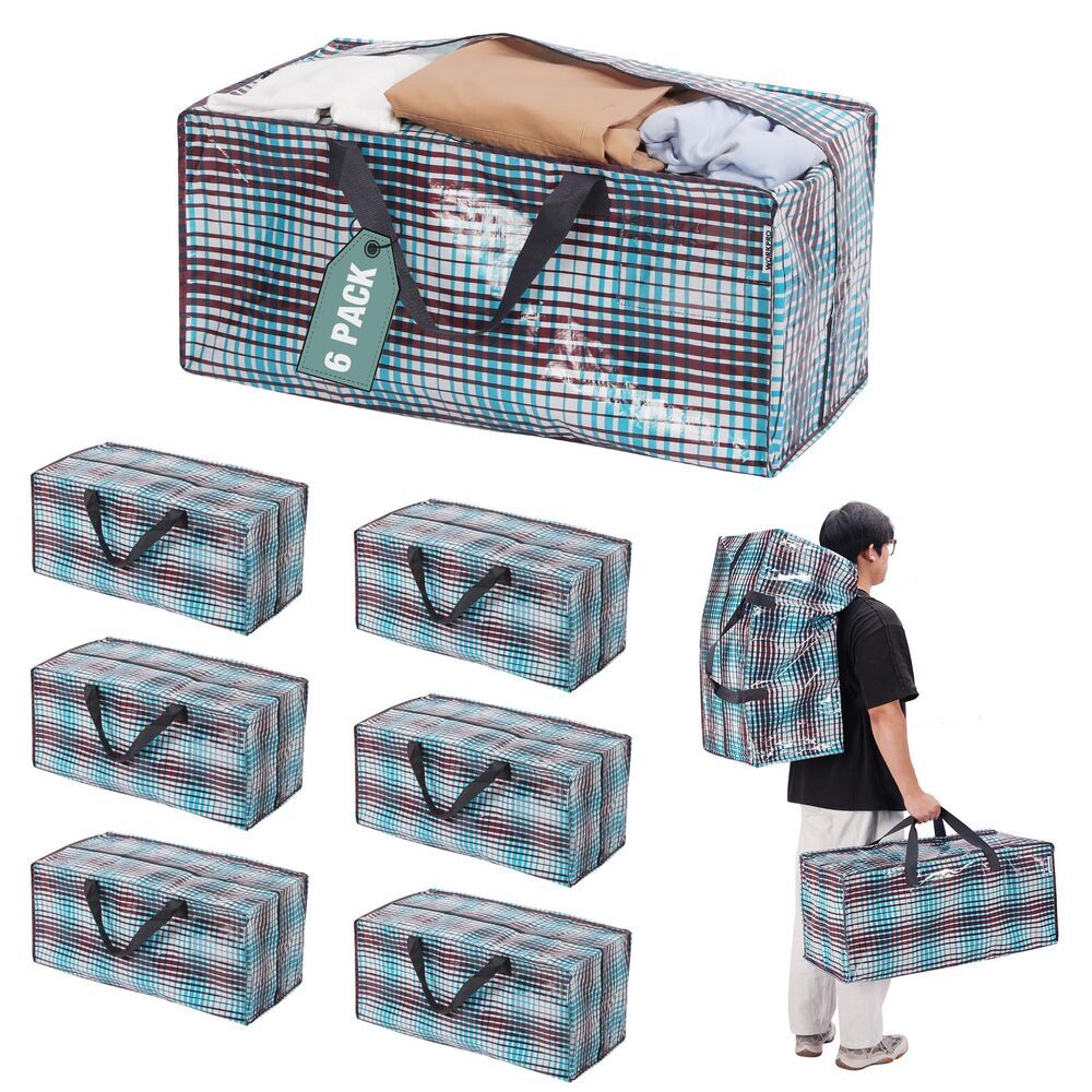 6PCS Extra Large Moving Bag
