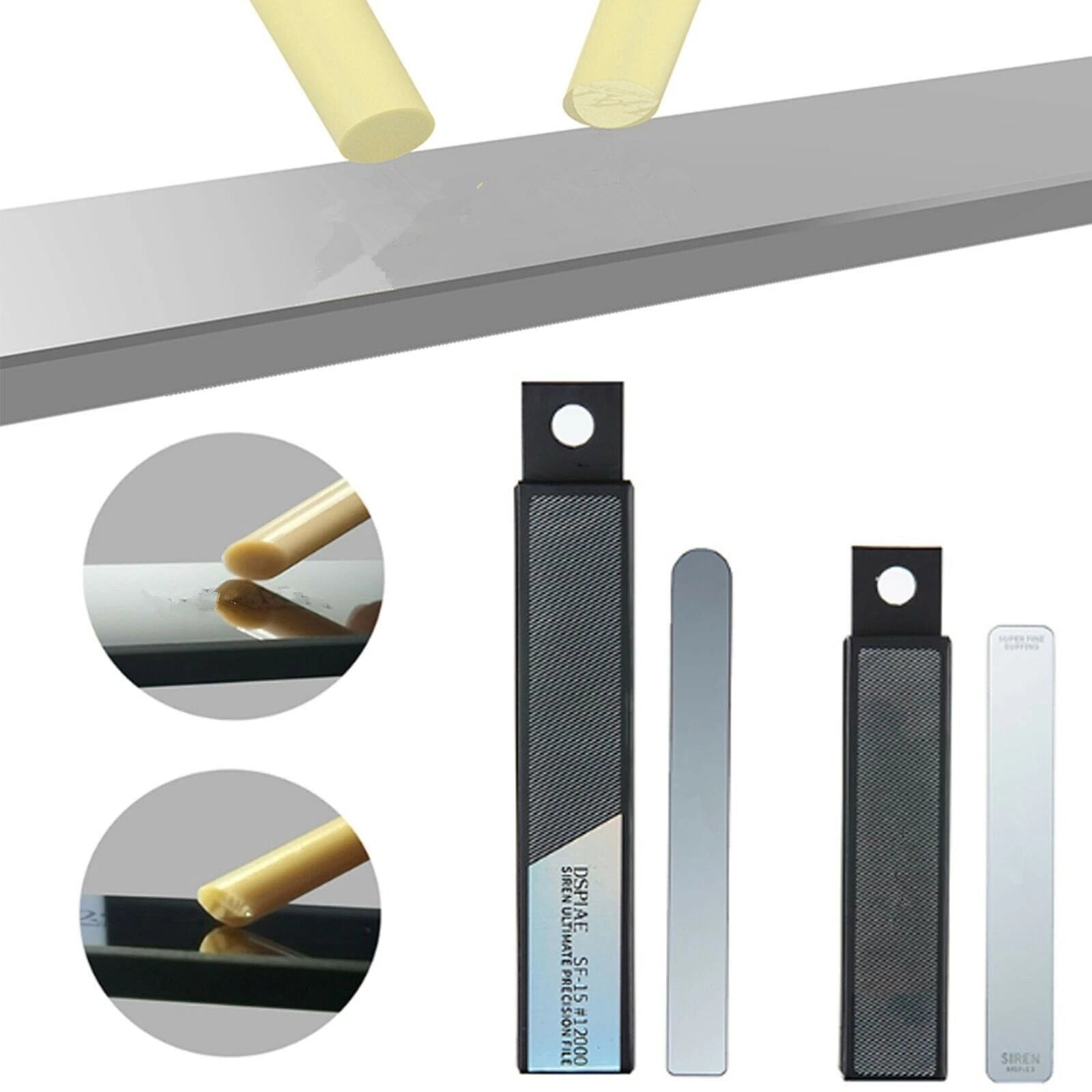 Sf-15 Msf-13 Handmade Precision Glass File Knife Model Grinding