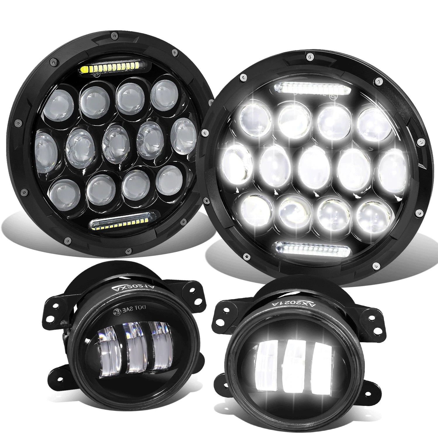 Nuvision Fit 07-18 Jeep Wrangler Jk Led Drl | Built Supply Co