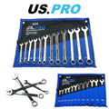 Us Pro Tools Combination Spanner Set Metric 8 - 19mm 3234