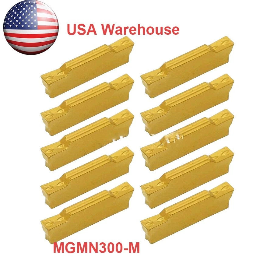3mm For Mgehr Lathe Slotting Cutting Holder Mgmn300-m Carbide Insert