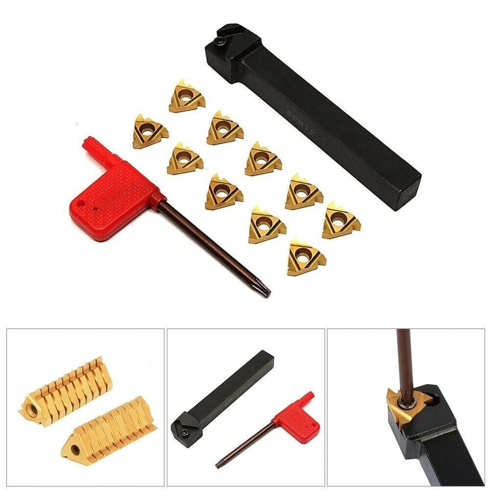 16er Ag60 Threading Insert + Ser1212h16 12mm Lathe Cnc Cutting-tool