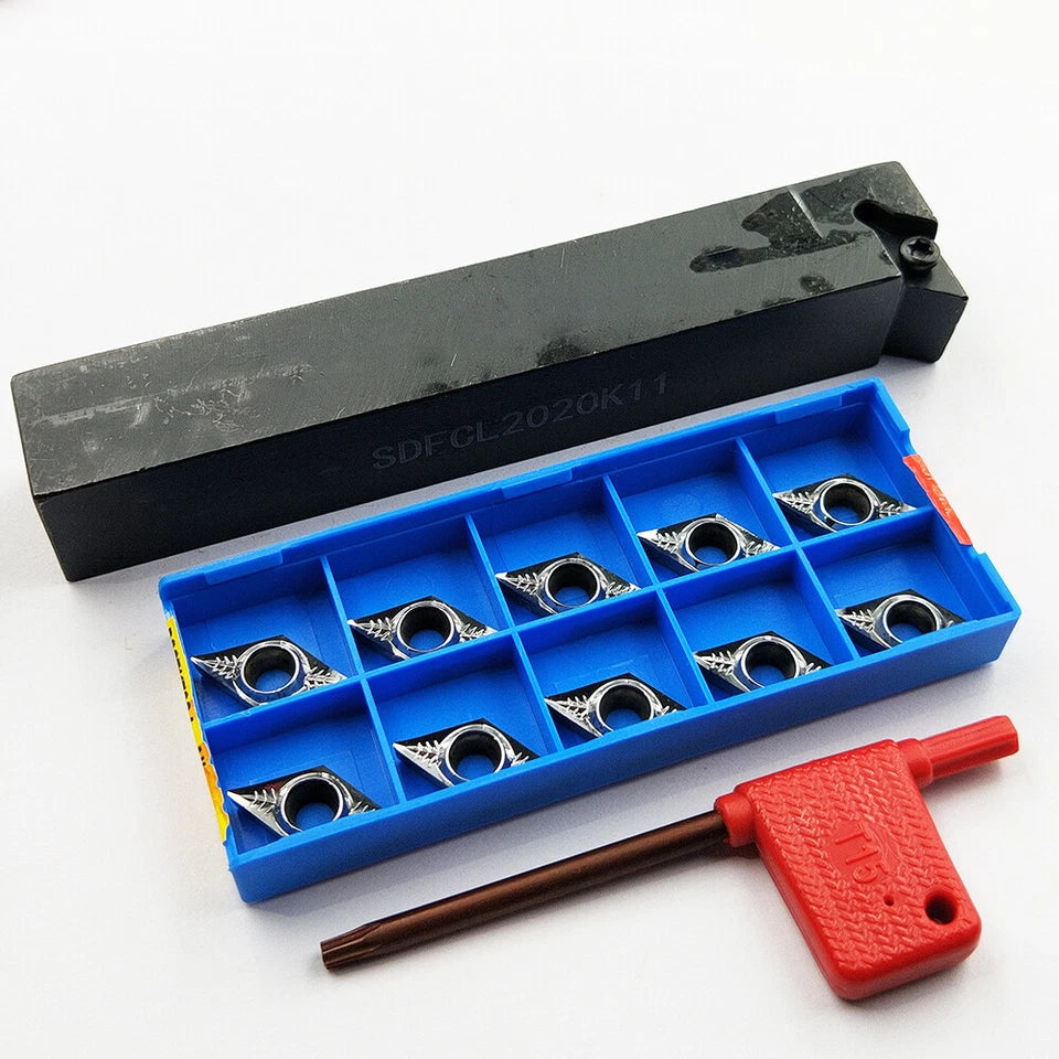Sdfcl2020k11 External Cutter Lathe Turning Tool Holder+ Dcgt11t304-ak