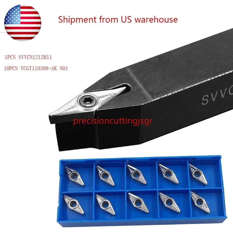 16mm Svvcn16 + Vcgt110308-ak H01 Cnc Turning Insert Carbide Inserts