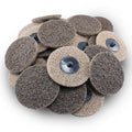 100 Pack - 3" Roloc Surface Conditioning Discs Coarse Tan Quick Change Prep Pads