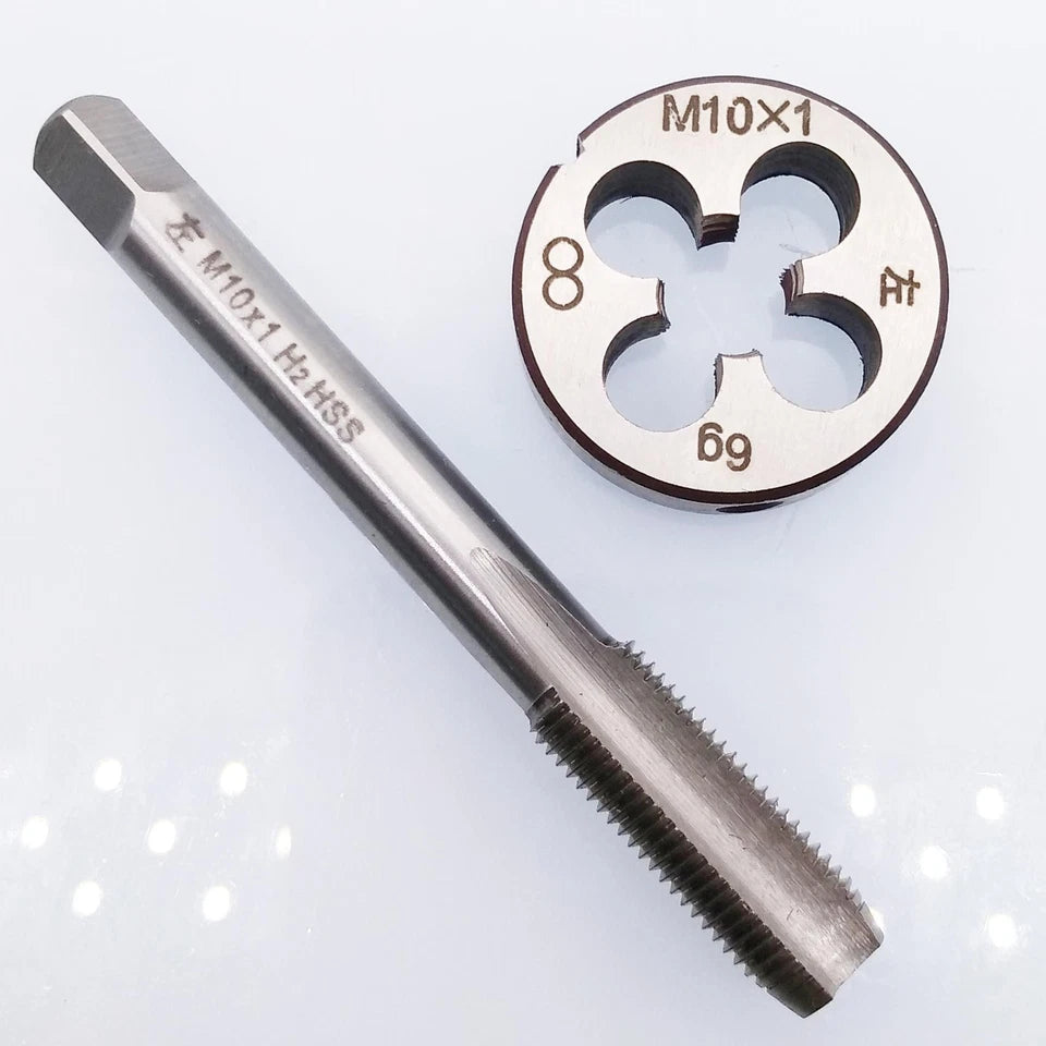 Us Stock Hss M10 X 1mm Tap & M10 X 1.0mm Die Metric Thread Left Hand
