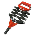 Lazy Tong Extending Hand Riveter Rivet Gun One Hand Pop Riveter C/w 5