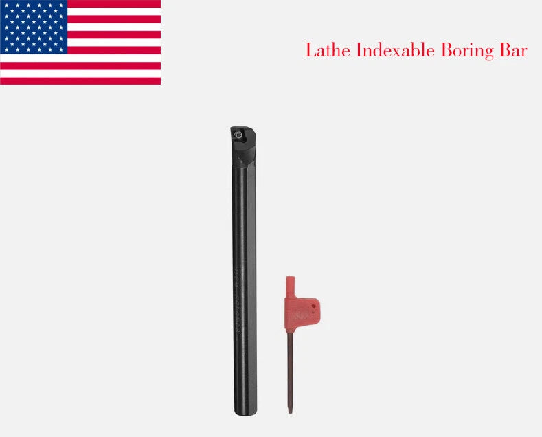 95° 5/16" Shank 5" Long Lathe Indexable Boring Bar S04-sclcr02