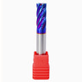 4mm 6 Flute Carbide End Mill Cnc Milling Cutter Hrc68 Nano Blue