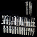 Voche 3/8" Drive Metric Deep Socket Set 6mm-19mm Heavy Duty Crv