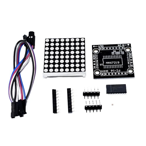 Max7219 8x8 Red Dot Matrix Display Module Kit For | Built Supply Co